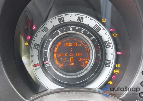 2012 Fiat 500C Lounge z USA, uszkodzony, nr VIN 3C3CFFER4CT187857